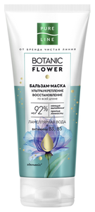 Фото Чистая линия PURE LINE BOTANIC FLOWER бальзам-маска ультраукрепление и восстановление