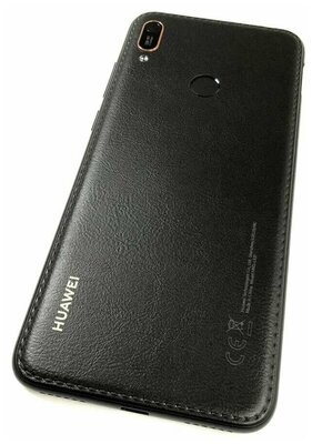 Задняя крышка для Huawei Y6 2019 (MRD-LX1F, Original) в сборе со сканером отпечатков Черный (Modern Black)