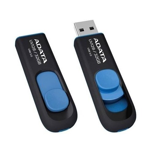 Флеш Диск AData 32Gb UV128 AUV128-32G-RBE USB3.0 синий/черный