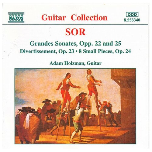 Sor - Grande Sonates Op.22 25 / Divertissement Op.23 - Naxos CD Deu (Компакт-диск 1шт) гитарная классика chopin ballade impromtu ignaz friedman naxos cd deu компакт диск 1шт