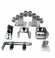 Комплект роликов для откатных ворот Home Gate KIT3LITE. Фурнитура...