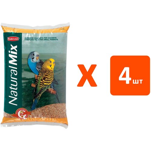 PADOVAN NATURALMIX COCORITE корм для волнистых попугаев (5 кг х 4 шт)