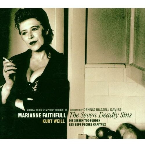 Виниловая пластинка MARIANNE FAITHFULL - KURT WEILL: THE SEVEN DEADLY SINS (2 LP, 180 GR) marianne faithfull marianne faithfull twentieth century blues 2 lp 180 gr