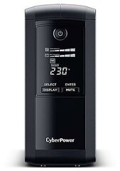 UPS CyberPower VP1000ELCD {1000VA/550W USB/RS-232/RJ11/45 (4 EURO)}