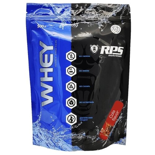 Протеин RPS Nutrition Whey Protein, 500 гр., кола протеин vplab cola protein 400 гр кола