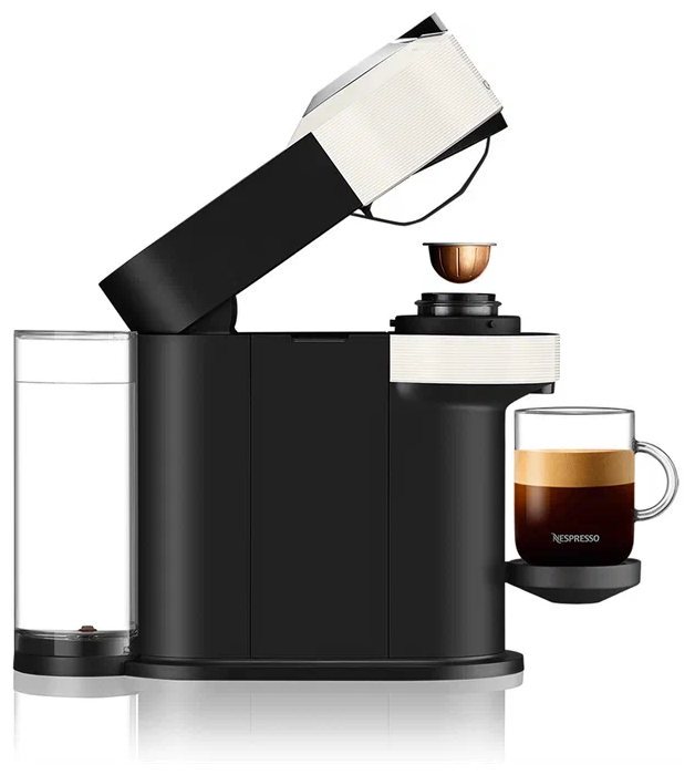 Кофемашина капсульная DeLonghi Nespresso Vertuo Next ENV120 белый - фотография № 5