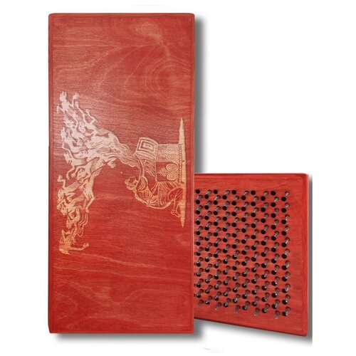 фото Доска садху с динамическими гвоздями, древняя греция - 367 шаг 10мм красная goodwood