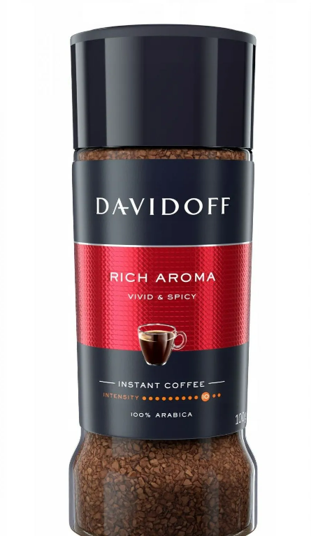 Кофе растворимый Davidoff Rich Aroma, стеклянная банка, 100 г - фотография № 19