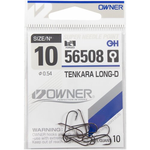 Крючок Owner 56508 Tenkara Long-D № 10 крючок owner 56508 tenkara long d 8