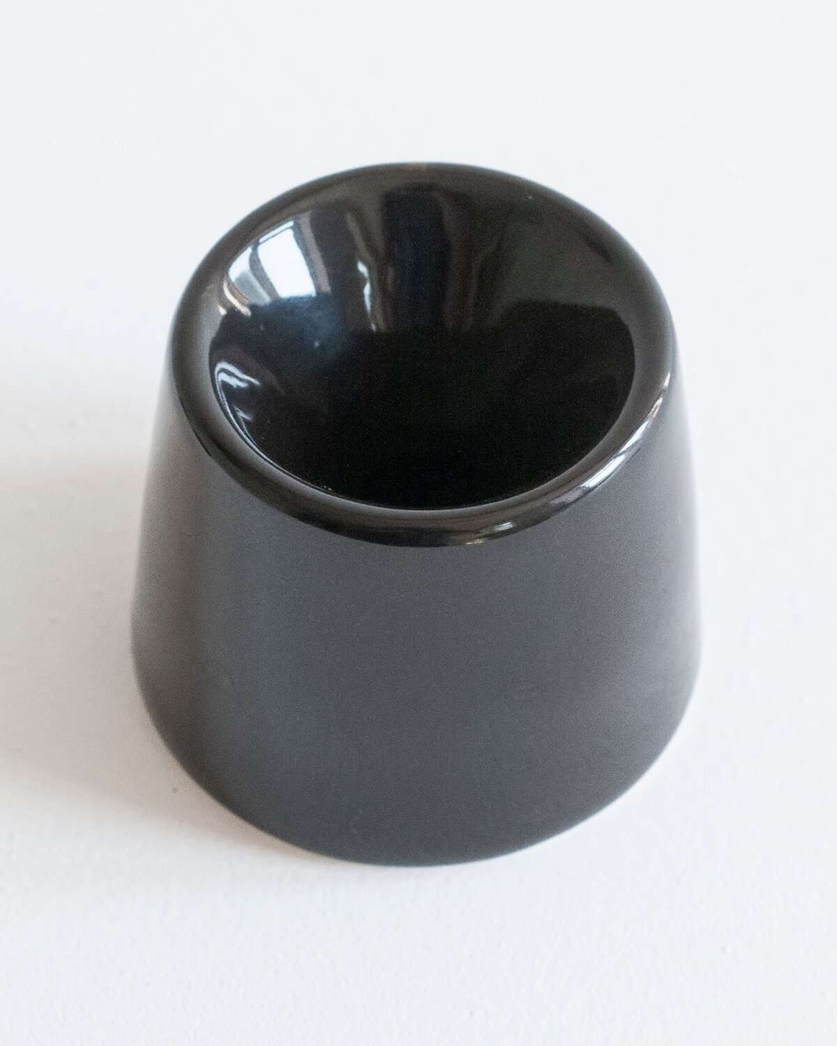 Чернильница непроливайка керамическая чёрная
