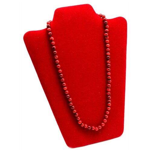 Бусы ОптимаБизнес, коралл синтетический, красный ожерелье из натурального камня коралл авторская работа украшение на шею