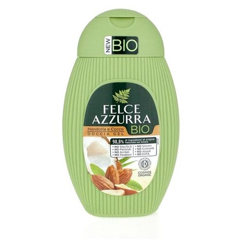 Гель для душа Felce Azzurra BIO Almond&Coconut, 250 мл