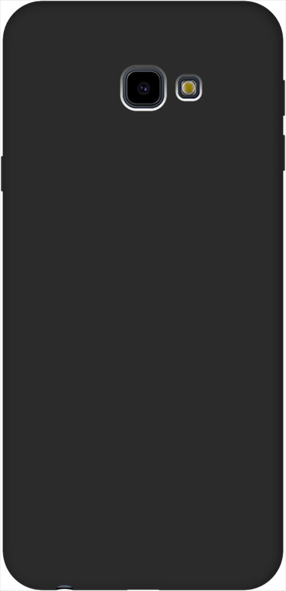 Матовый Soft Touch силиконовый чехол на Samsung Galaxy J4+, Самсунг Джей 4 плюс черный