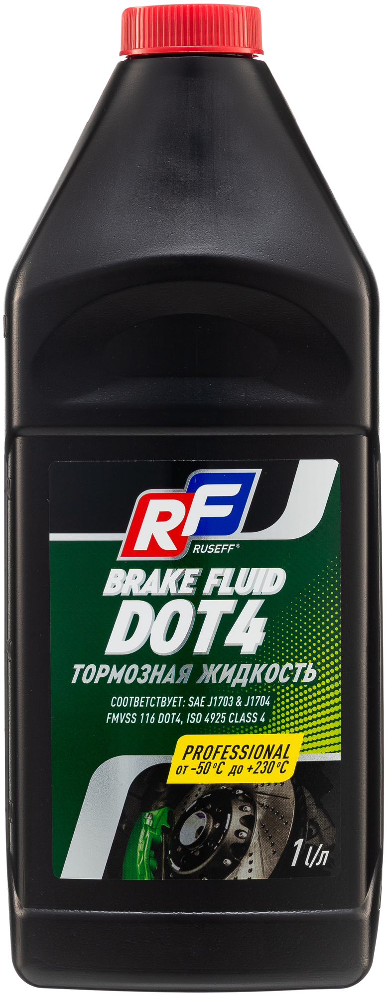Тормозная жидкость DOT 4 (1л) RUSEFF 20523N