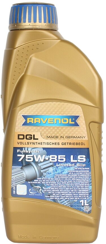 Трансмиссионное масло RAVENOL DGL 75W85 1л