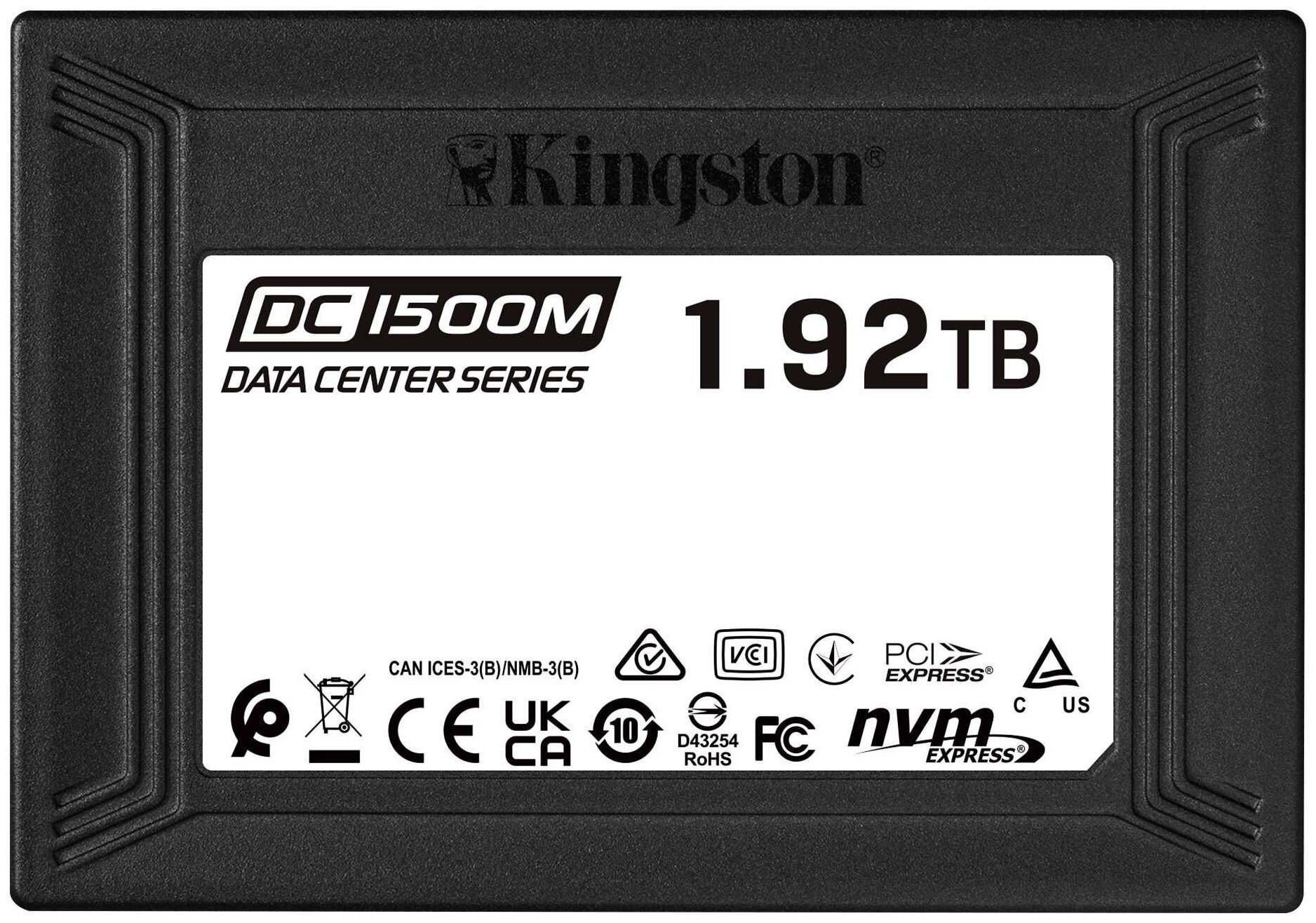 Накопитель SSD Kingston PCI-E 3.0 x4 1.92Tb SEDC1500M/1920G DC1500M 2.5" 1.6 DWPD