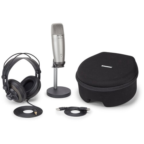 Микрофон Samson C01U Pro Podcasting Pack silver