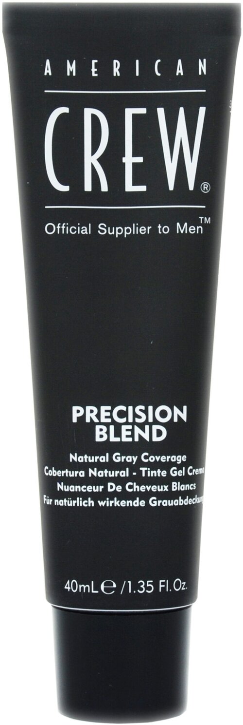 American Crew Precision Blend 4/5 - Камуфляж для седых волос, Средний натуральный, 40 мл.
