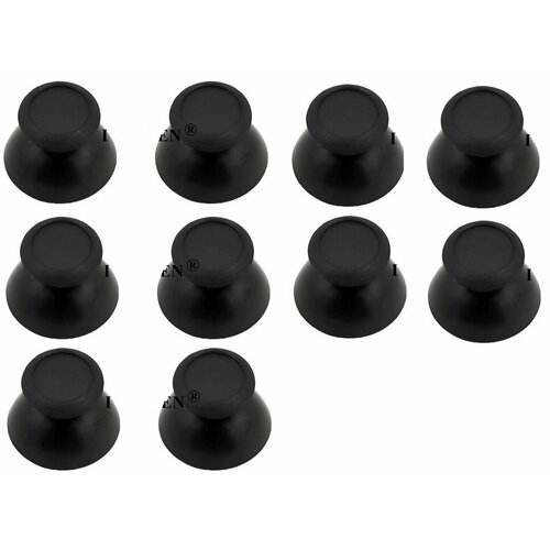 Аналоговые стики - грибки 10 штук для 3D стиков Pro Controller Nintendo Switch черные накладки 69000₽