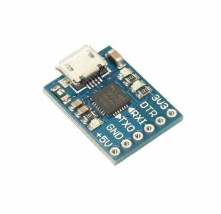 USB-TTL (USB-UART) программатор (CP2102), micro-USB, 6-pin, 1 шт.