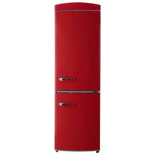 Холодильник ASCOLI ARDRFR375WE, красный