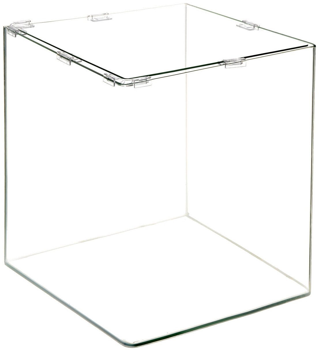 PRIME Аквариум куб панорамный 27л (300*300*300мм) с покровным стеклом и ковриком-подложкой