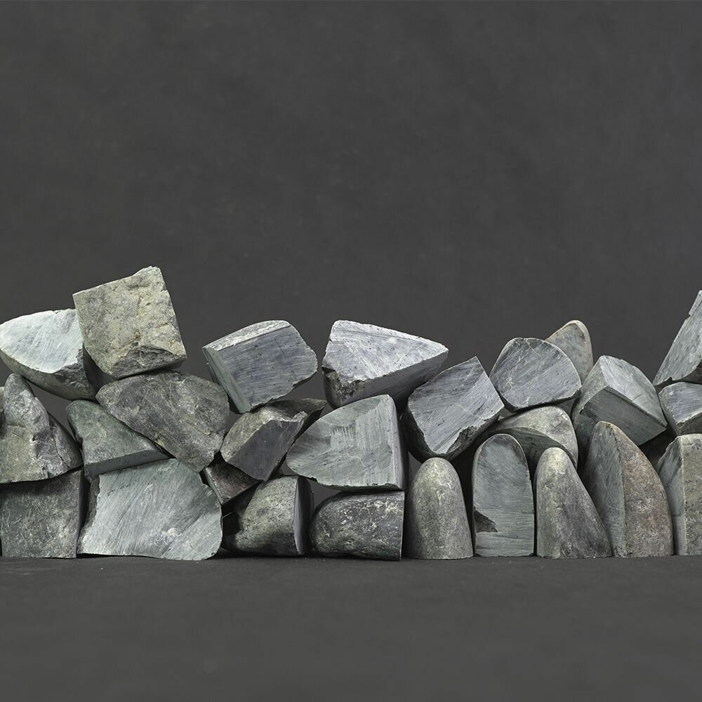 Камни для бани и сауны Нефрит пиленый 40-80 мм 10 кг - фотография № 7