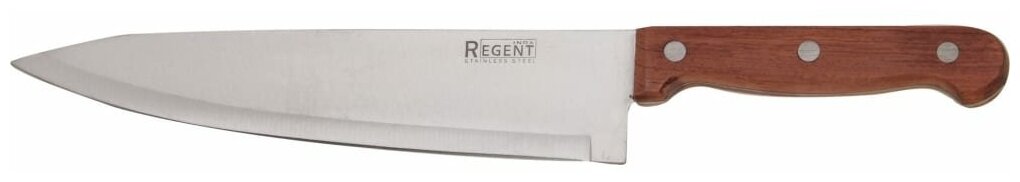 Нож-шеф Regent Inox разделочный, 205/320мм Linea RUSTICO