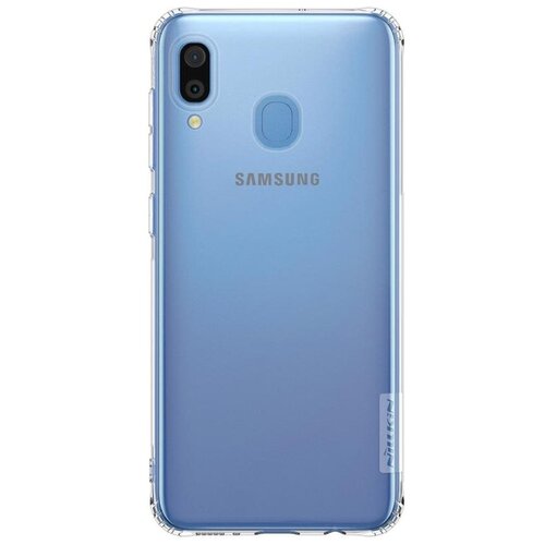 Чехол силиконовый для Samsung Galaxy A30 цвет-белый