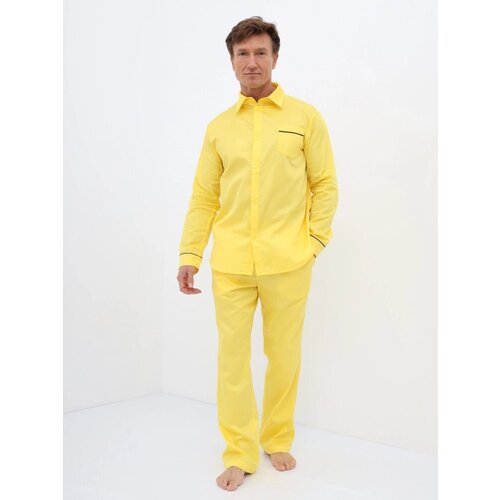 Пижама Малиновые сны, размер 54, желтый