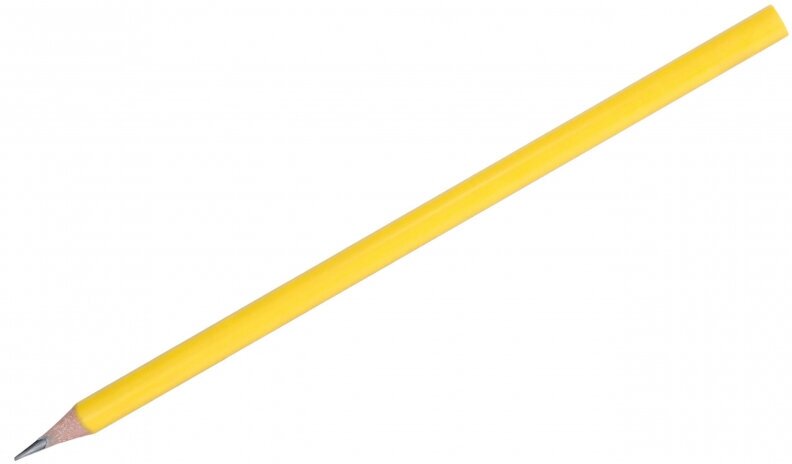 Карандаш чернографитный трехгр, Attache Bright colors, HB, желтый корпус