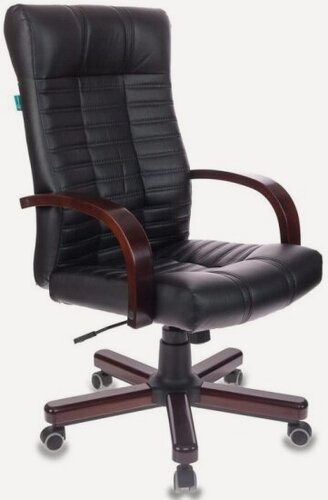 Изображение товара Кресло руководителя Бюрократ KB-10/WALNUT черный искусственная кожа крестовина металл