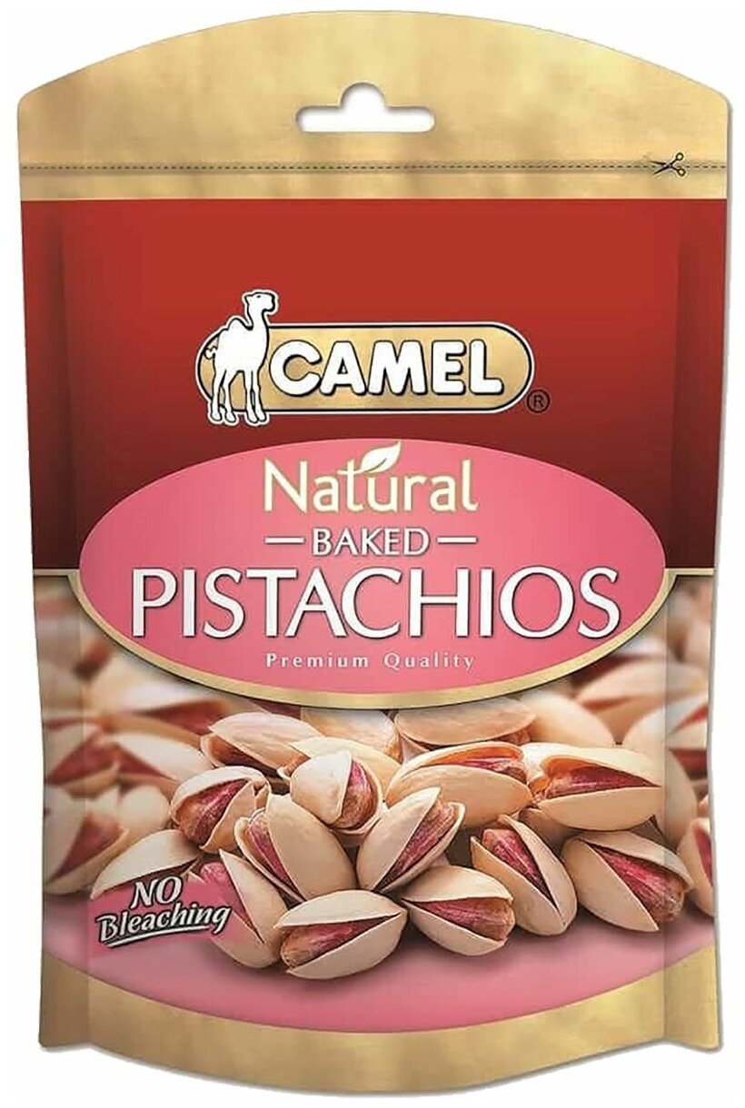 Печеные фисташки с солью Natural Pistachio 400 гр