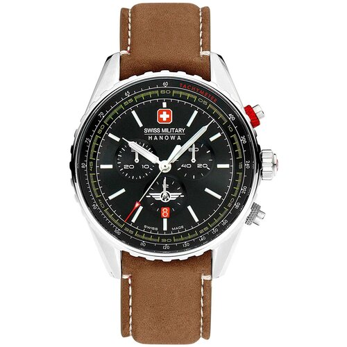 фото Наручные часы swiss military hanowa наручные часы swiss military hanowa air afterburn chrono, мультиколор, коричневый