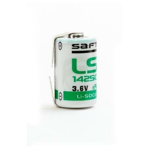 saft батарейка saft ls 26500 cnr c с лепестковыми выводами Батарейки Saft LS14250 1/2АА CNR с ленточными выводами