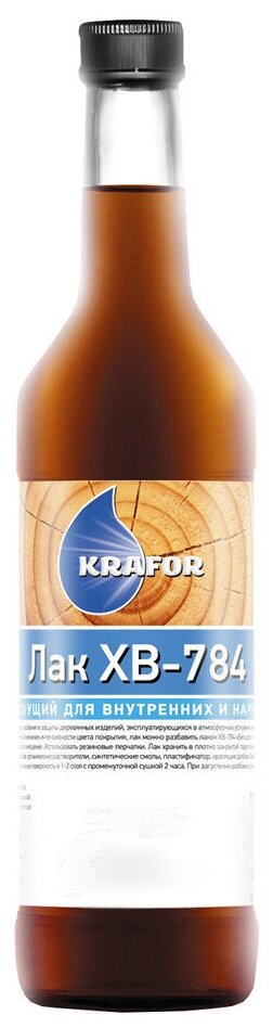 ЛАК ХВ-784 БУК 0,5 Л (12) "KRAFOR"