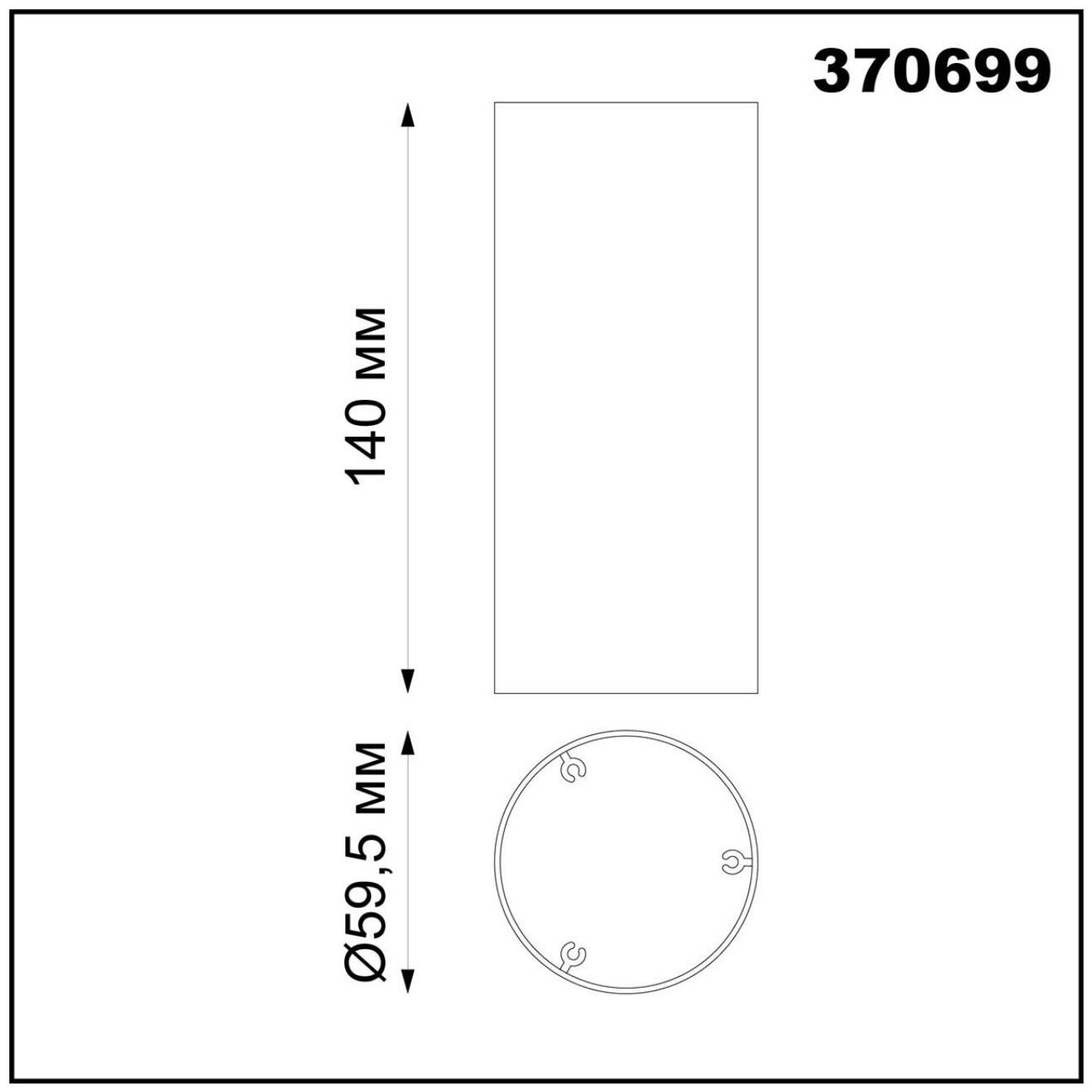 Плафон золото 370699 для арт. 370681-370693 IP20 UNITE - фотография № 4