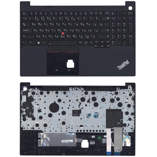 Клавиатура keyboard для ноутбука Lenovo ThinkPad E15 Gen 34 топкейс черный 22366₽