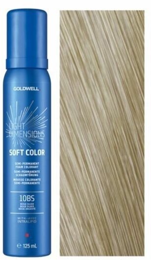 Goldwell LightDimensions Soft Color - Мягкая тонирующая пенка для волос 10BS 125мл