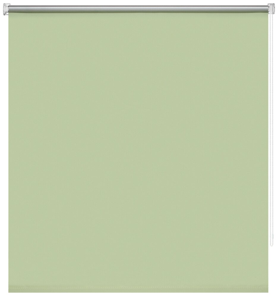 Рулонные шторы BLACKOUT / блэкаут 60 см х 160 см Светло-зеленый Плайн DECOFEST