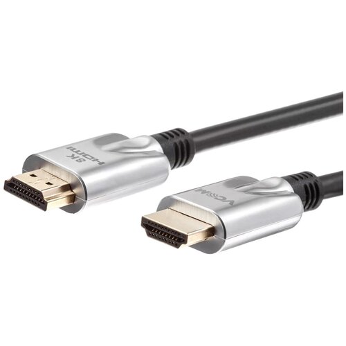 Кабель Vcom HDMI 19M/M, ver. 2.1, 8K@60 Hz 3m кабель hdmi 19m hdmi 19m ver 2 0 4k 60hz 3m 2f telecom pro vcom hdmi m hdmi m 3м tcg220f 3m