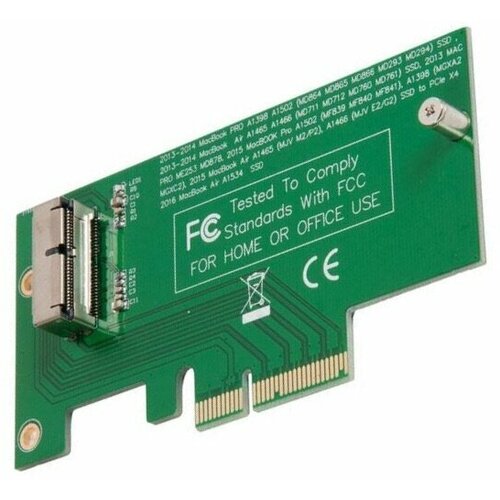 Adapter / Адаптер-переходник PCI-E / SATA3 - iMac / MacBook Air Mid 2013 - Mid 2017 novy e modeli 2013