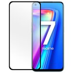 Защитное стекло PERO Full Glue для Realme 7, черное - изображение