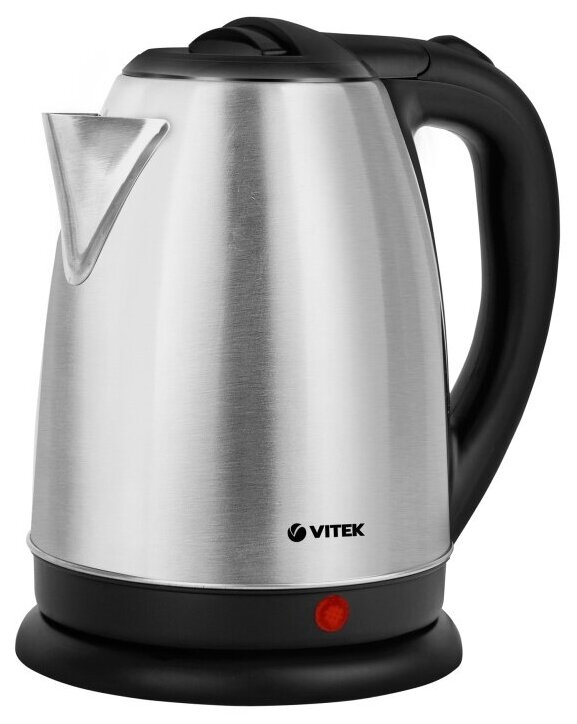 Чайник Vitek VT-1125 (MC) серебро/черный - фотография № 1