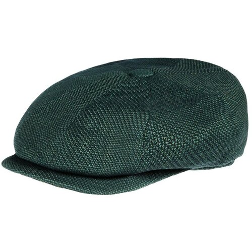 фото Кепка восьмиклинка christys, подкладка, размер 61, зеленый