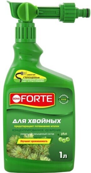 Удобрение Bona Forte с эжектором для хвойных 1л