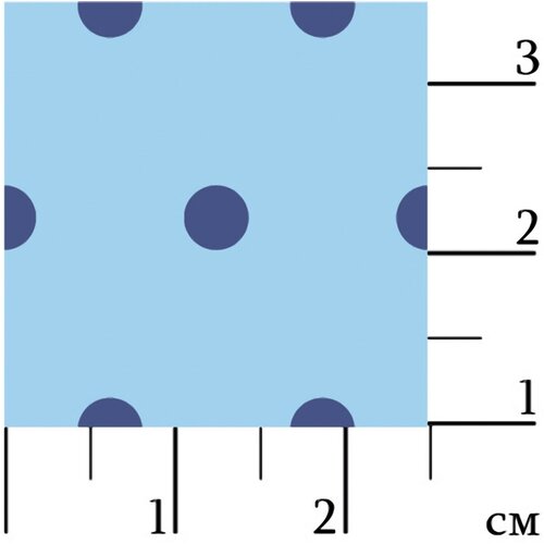 Ткань для пэчворка PEPPY лазурное чудо 50 x 55 см 110 г/кв. м ± 5 100% хлопок ЛЧ-17 голубой