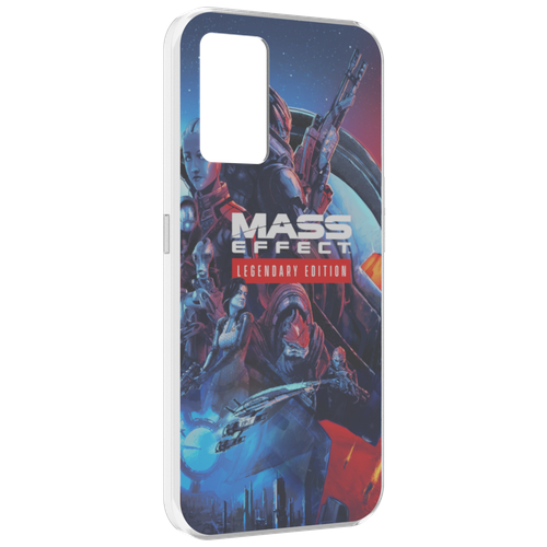 Чехол MyPads Mass Effect Legendary Edition для Oppo K10 4G задняя-панель-накладка-бампер