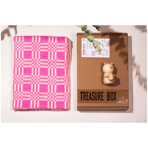 Одеяло байковое детское, для новорожденных, комплект из 2 шт, гипоаллергенно, хлопок ID:Классика2_90/112 розовый (90х112 см, Розовый)