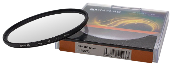 Фильтр защитный ультрафиолетовый RayLab UV Slim 82mm